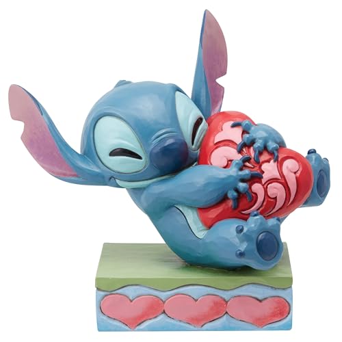 Enesco Jim Shore Stitch Hugging Heart Figurine