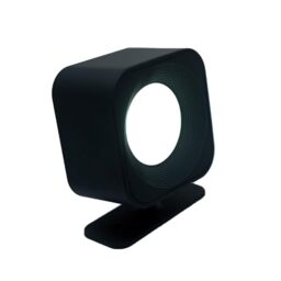 FIRST4MAGNETS MagLight Magnetic 360° LED Wall Light with 3 Colour Temperature Touch & Remote Control (Quadrant), Wooden Wireless USB Rechargeable Night Light - Black