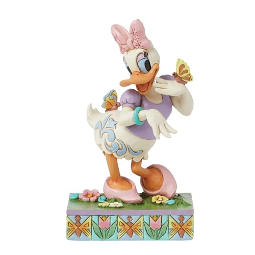 Disney Traditions Daisy Duck With Butterflies Figurine