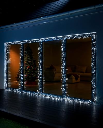 WeRChristmas LED Cluster Lights, Black Cable