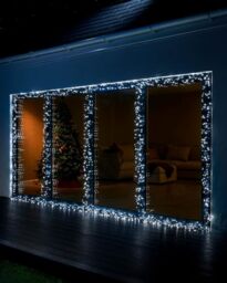 WeRChristmas LED Cluster Lights, Black Cable