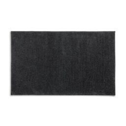kela Maya Non-Slip Bath Mat, 70 x 120 x 1.5 cm, Dark Grey, Washable, Recycled Polyester, Fluffy Bath Mat