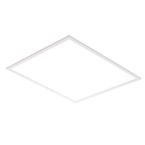 TITAN ECO Indoor Flat Panel Lights - Indoor T Bar Grid LED Ceiling Lights - Square Recessed T-Bar LED Ceiling Lights for Offices - Flat Panel Backlit LED Lights - Daylight White Colour