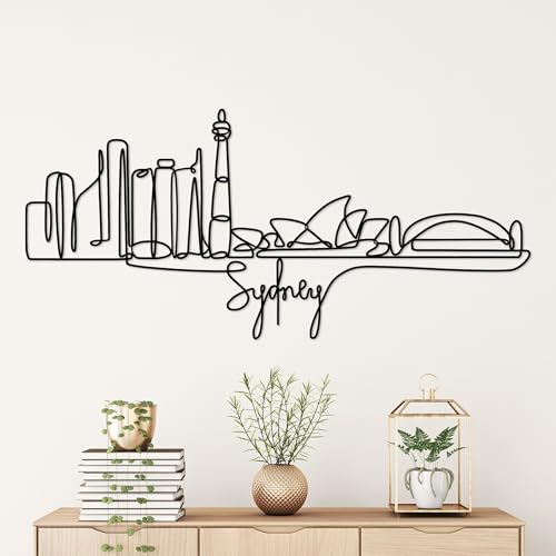 Stylish Black Decorative Metal Wall Accessory, 120 x 52 x 1.5 cm, 100% Metal, 2 mm Thickness, Lightweight & Modern Design for Home Decor