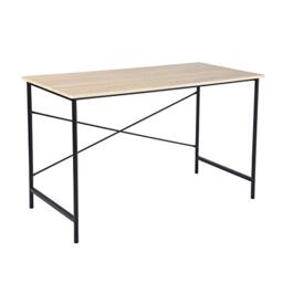 FURNITURE-R France Computer Desk Home Office Table Workstation Writing Table Oak