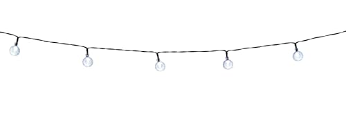 GRUNDIG Solar Power Light String - 15 m - 100 Fairy Lights with Solar Panel - Warm White Light - 8 Modes - Black