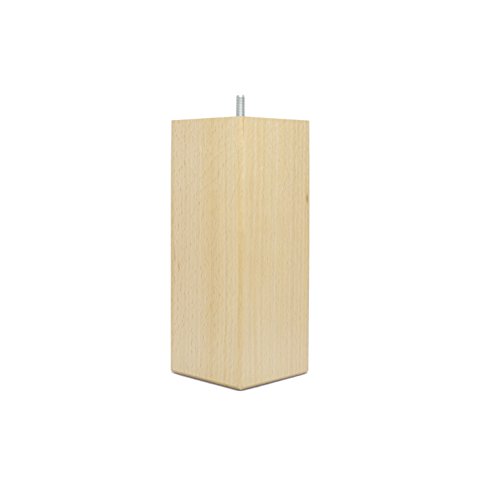 La Fabrique de Pieds The Making of am20170086 Feet Set of 4 Bed 20 x 8 x 8 cm light wood legs