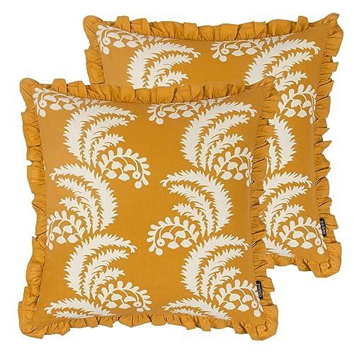 Paoletti Montrose Feather Filled Cushions Twin Pack