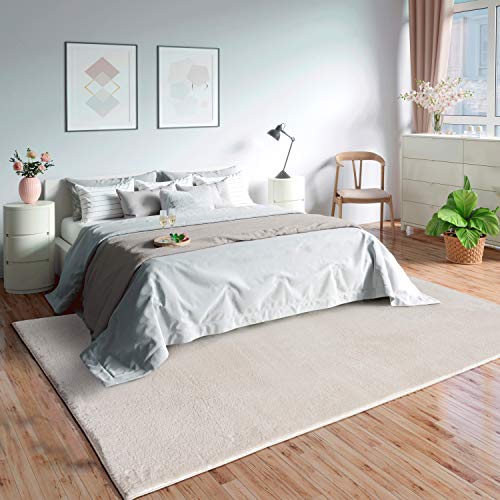 Mia's Teppiche Olivia Living room/bedroom rug - washable - 60x110 cm, Cream
