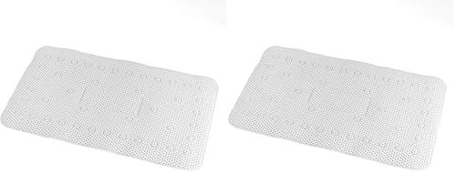 Beldray LA032722UFFEU7 Antibac Foam Bath Mat – Shower Mat with Anti-Slip Suction for Secure Use, Slip-Resistant Design, Easy to Clean, Treated with Zinc Pyrithione, 70 x 40 cm (Pack of 2)