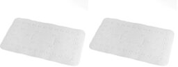Beldray LA032722UFFEU7 Antibac Foam Bath Mat – Shower Mat with Anti-Slip Suction for Secure Use, Slip-Resistant Design, Easy to Clean, Treated with Zinc Pyrithione, 70 x 40 cm (Pack of 2)