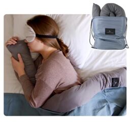 Cuddle Sleep - Weighted Pillow that Cuddles You to Sleep - Sensory Pillow - Simulates Cuddling - Cool Bamboo Sleeve - Travel Friendly - 52inches - Blanket Alternative - Machine Washable and Durable
