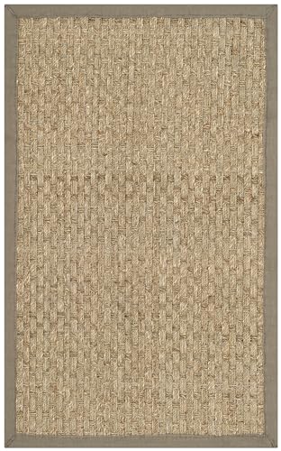 Safavieh Natural Fiber Rug for Living Room, Dining Room, Bedroom - Natural Fiber Collection, Short Pile, in Natural, 61 X 91 cm