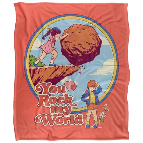 Steven Rhodes You Rock My World Silky Touch Super Soft Throw Blanket 152 X 127 Cm