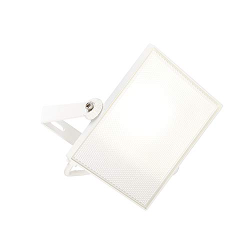 Palmer Compact 30W White Outdoor Weatherproof Security Energy Efficient LED Flood Light Cool White 4000K IP65 Rated