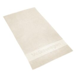 Volkswagen 330084501084 Bath Towel Beach Towel Size 180 x 100 cm White with Lettering