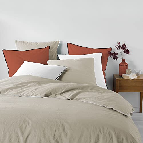 Douceur d'Intérieur, 3-Piece Bedding Set (240 x 220 cm) Linen Linen, 100% Cotton