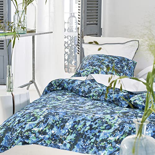 ESSIX Delahaye Printed Cotton Percale Duvet Cover, 260 x 240 cm, Designers Guild