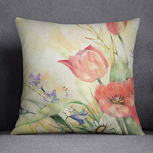 Bonamaison Decorative Cushion Cover, Cotton Polyester, Multicolor, 45x45