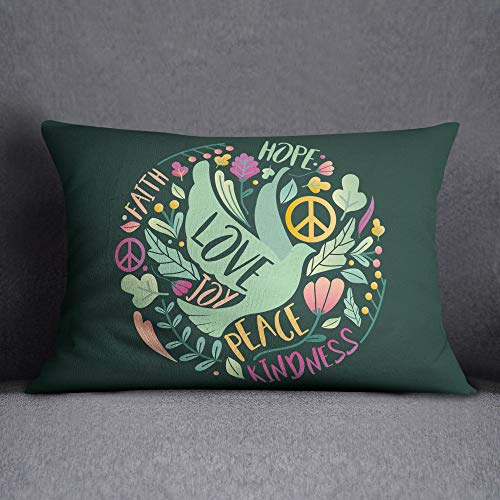 Questo Casa Decorative Cushion Cover, Cushion Cover, Home Decoration, for Sofa, Coffee, Size: 35 x 50 cm – Designed and Made in Türkiye