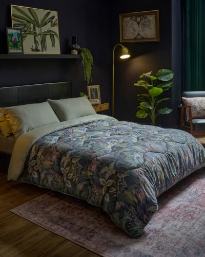 Night Lark Coverless Duvet 10.5 Tog Midnight Safari, Single - Chester Zoo, Advanced Smartfil?? Fibre, Machine Washable, Hypoallergenic, Coverless Duvet Single Bed Size & Pillowcase Set