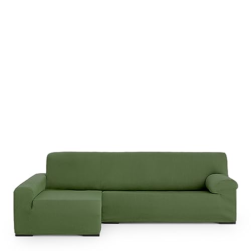 Eysa Poseidon Elastic Left Arm Chaise Longue Sofa Cover, Front View, Colour 4