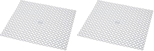 Curver Kitchen Sink Mat Cut-Out 39.5 x 33.5 x 0.5 cm Grey (Pack of 2)