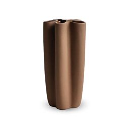 Cooee Design Tulipa Vase 30 cm Hazelnut Ceramic Tulip Vase Hazelnut Colour