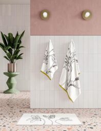 Ted Baker Tulip Towel Gold