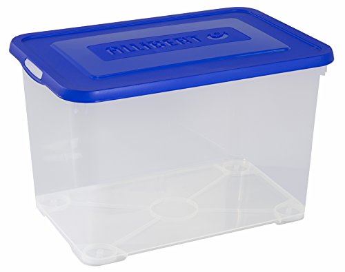 Allibert 65 Litre Handy Storage Box, Polypropylene, Transparent, 35 x 25 x 10 cm