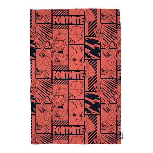 Fortnite Officially Licenced Fleece Throw Blanket - Super Soft, Clutch Design - Warm Super Soft Feel Throw - Perfect for Home, Bedroom, Sleepovers & Camping - 100 x 150 cm