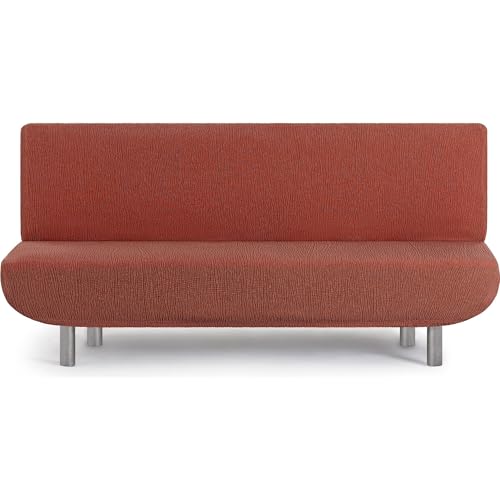 ECOMMERC3 - Universal and Versatile 3 Seater Sofa Cover - Orange Protector Easy to Install for Back, Seat and Arms