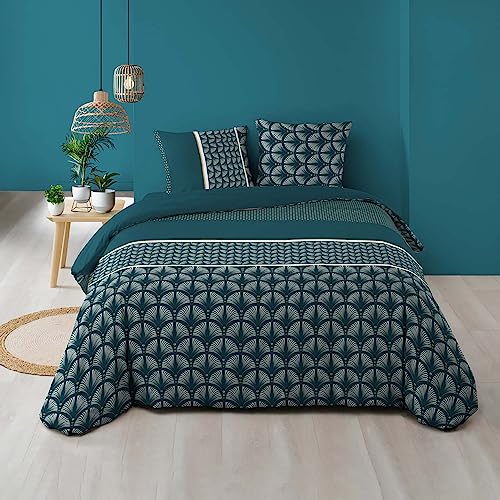 Douceur d'Intérieur, Houston 3-Piece Bedding Set (260 x 240 cm) 100% Cotton