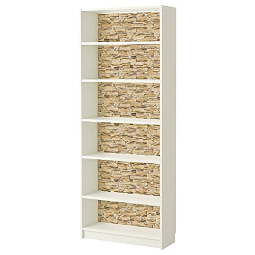 WALPLUS Rock Pattern Wall Stickers, Vinyl, Multi-Colour, 63.5 x 63.5 x 3 cm