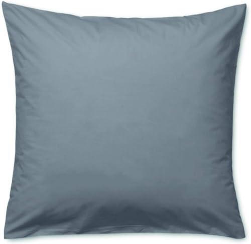 Juna Percale Cushion Cover 60 x 63 cm Linen Fabric Soft Quality Grey
