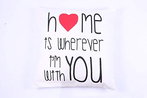 Decorative Square Cushion cover 50 x 50 cm for Home made from Cotton for Living Room Sofa Bedroom cc132