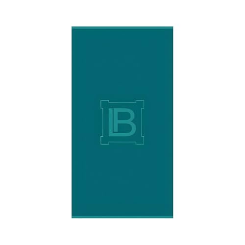 hermet Laura Biagiotti, Beach Towel in Terry Jacquard Cimato, 100% Cotton, 90 x 170 cm, Plain Colour, with Logo