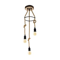 EGLO pendant light Rampside, 3-Light Hanging Lamp Vintage Industrial Retro
