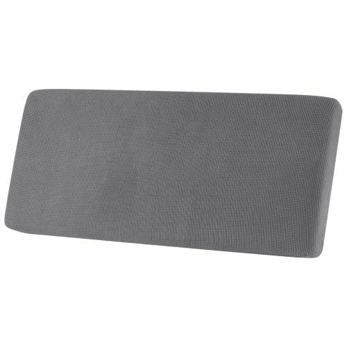 Hokway Stretch Couch Cushion Slipcovers Reversible Cushion Protector Slipcovers Sofa Cushion Protector Covers(Light Grey, Medium)