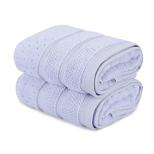 WELL HOME MOBILIARIO & DECORACIÓN Hand Towel Set (2 Piece) Light Blue
