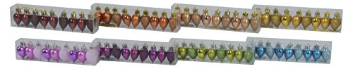 Christmas Gifts 41888 Christmas Decoration Heart with 8-Assorted Pack of 9