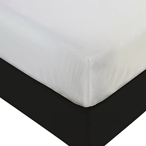 "SHOPBEDDING Royal Mystique Fitted Vinyl Mattress Cover (36"" x 75"") - Heavy Duty Vinyl Waterproof Mattress Cover"