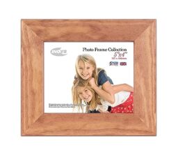 "Inov8 British Made Real Wood Picture/Photo Frame 5x4"" Inch(12x10cm) - Kayla 30mm Light Oak"