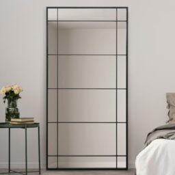"The Tabula - New Gold Metal Framed Window Wall or Leaner Mirror 71"" X 35"" (180CM X 90CM)"