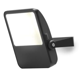 4lite Motion Sensor Floodlight (Black) 1150lm IP65 Rated Compact LED Integrated 10W Flood Light - 4L2/1027-4Yr Guarantee