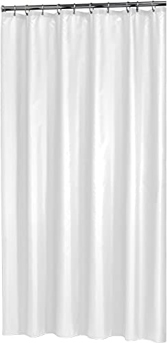 Sealskin Granada Shower Curtain, PEVA, White, 180 x 200 cm