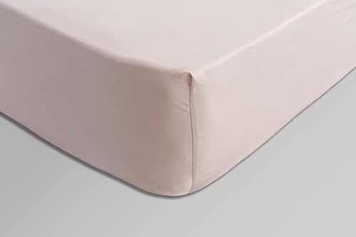 Catherine Lansfield Fantasy Sateen Modern Taupe Fitted sheet 135x200cm