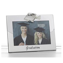 Shudehill Giftware Satin Silver Graduation Two Tone 4x6 Photo Frame Gift