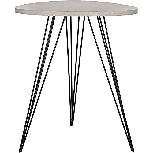 Safavieh Wooden Side Table, EAF4207B in Grey & Black