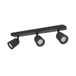 Eglo Spotlight bar Camaldoli, Kitchen Light Fitting with 3 Flexible Spots
